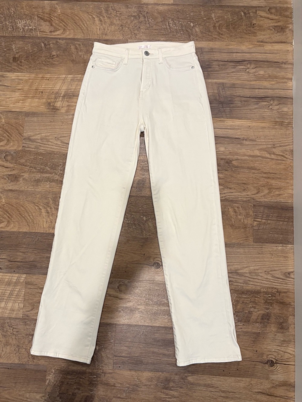 LC Lauren Conrad Cream Denim Jeans